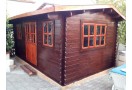  Domek drewniany Nida Plus 15m² (5x3m), 44mm