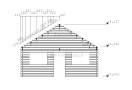 Domek letniskowy Aura Plus 50m² (6x8m) + przybudówka,44mm