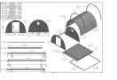 Domek  drewniany POD 4x4 m, 44 mm