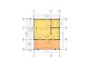 Domek letniskowy Gorbea 29,50m² (5x5,9m), 68mm