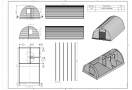 Domek  drewniany POD 4x7 m, 44 mm