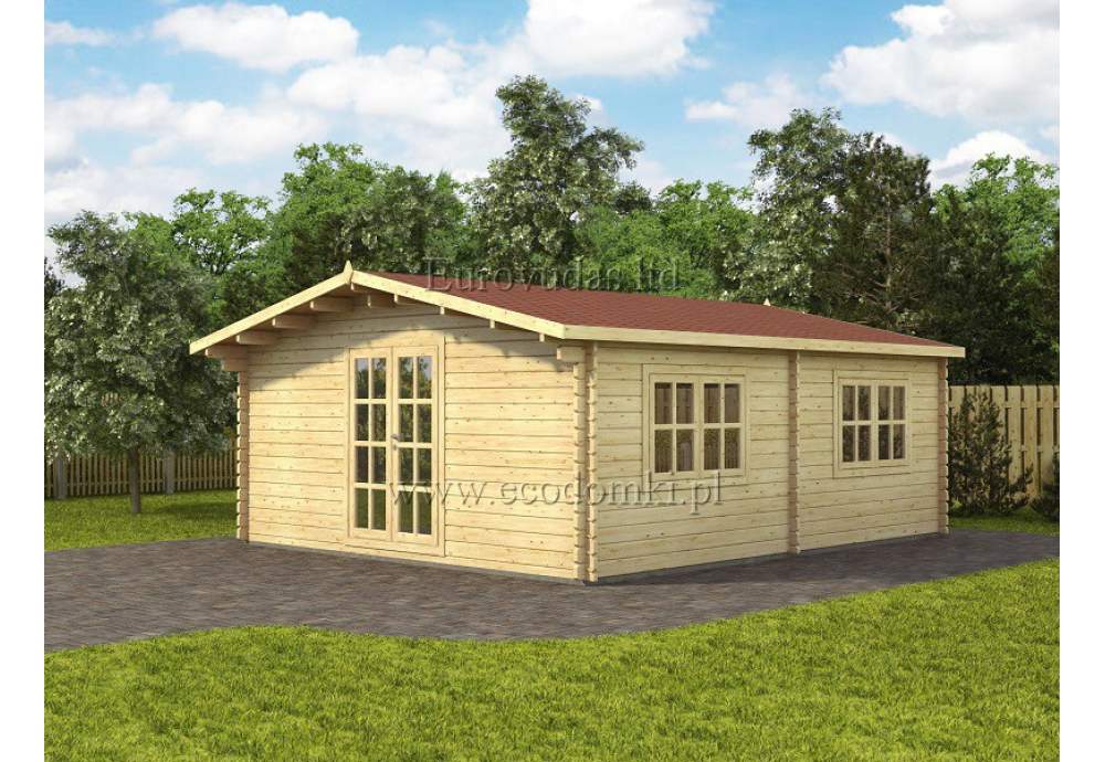 Domek letniskowy Palermo 30m² (5x6m), 44mm