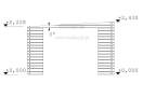 Garaż drewniany Modern brama wliczona 24m² (4x6m), 44 mm