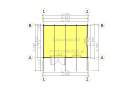 Domek ogrodowy drewniany Milano 12m² (4x3m), 44mm
