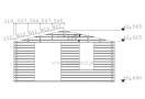 Domek ogrodowy drewniany Milano 25m² (5x5m), 44mm