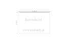 Domek ogrodowy drewniany Oslo 24m² (6x4m), 44mm