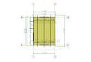 Domek drewniany Rumus 20m² (5x4m), 44mm